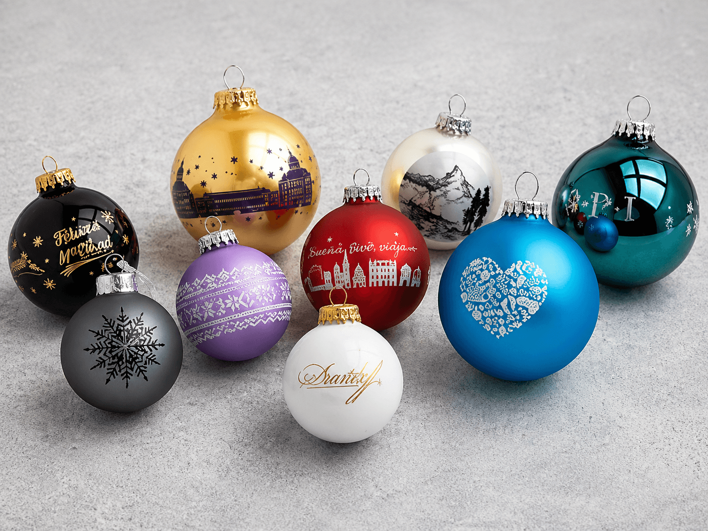 Bolas de Navidad personalizadas