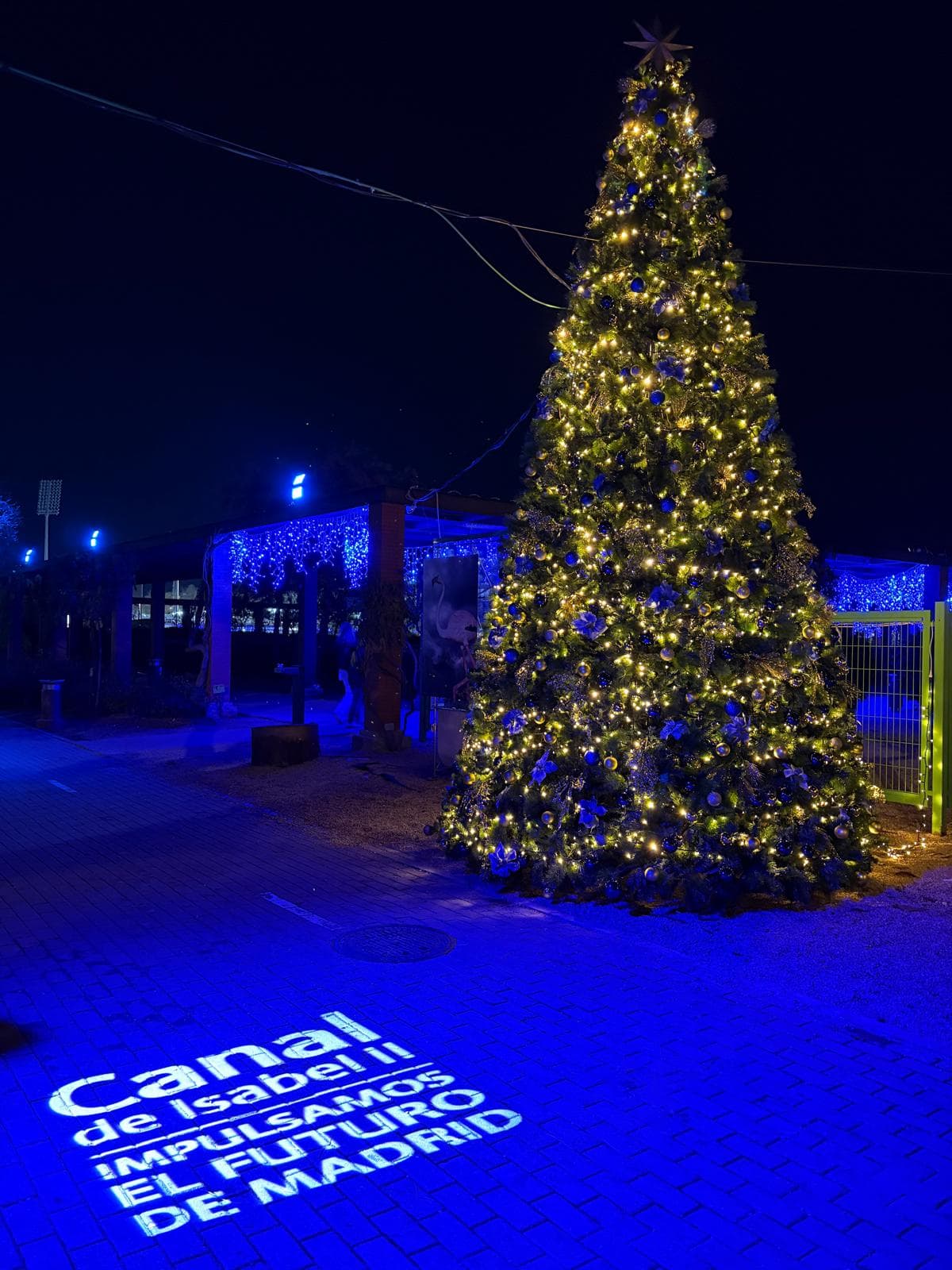 Canal de Isabel II · "Navidad sobre el agua" en el Parque del Tercer Depósito